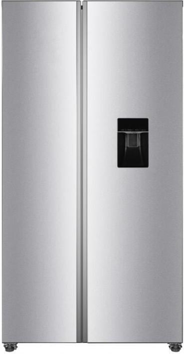 ARDEBO.de PKM SBS288-151EIXWD Stand Side-by-Side Kombination, 90 cm breit, 439 L, NoFrost, Wasserspender, Wassertank, Eco Modus, Kindersicherung, Inox Design