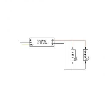 Brumberg LED-Netzgerät 12 V DC schaltbar, 1-120W (17122000)