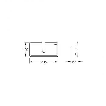 GROHE Easyreach Duschablage, weiß (26362LN1)