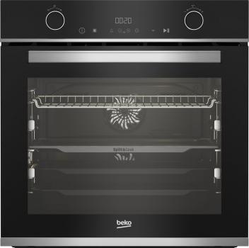 ARDEBO.de Beko BBVM13400XDS Einbaubackofen, 59,4 cm breit, 72 L, SteamShine, Soft-Close-Tür, Grillfunktion, Split Cook, schwarz