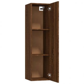 TV-Wandschrank Braun Eichen-Optik 30,5x30x110 cm