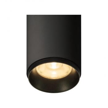 SLV NUMINOS SPOT PHASE M, Indoor, LED, Deckenaufbauleuchte, 2700K, 60°, schwarz/schwarz (1004196)