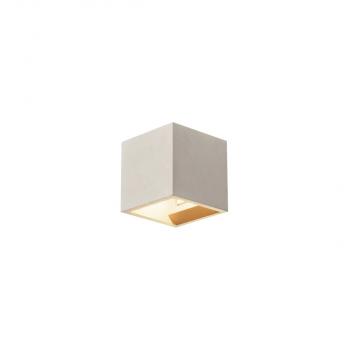 ARDEBO.de SLV SOLID CUBE Wandleuchte, QT14, grau, max. 25W (1000910)