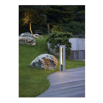 SLV Arrock Arc QPAR51 Outdoor Standleuchte, IP44, salt & pepper, max. 35W, Granit, grau (231420)