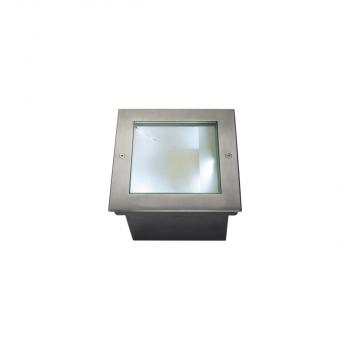 ARDEBO.de SLV DASAR 225 Outdoor Bodeneinbauleuchte, LED, 4000K, IP67, edelstahl 316, asymmetrisch, 34W (229381)