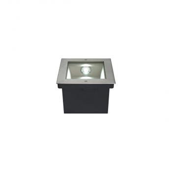 SLV DASAR 225 Outdoor Bodeneinbauleuchte, LED, 4000K, IP67, edelstahl 316, asymmetrisch, 34W (229381)