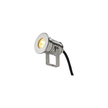 ARDEBO.de SLV DASAR PROJEKTOR Outdoor Strahler, LED, 3000K, IP67, edelstahl 316, 230V (233571)