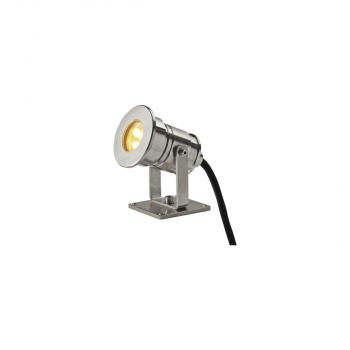 SLV DASAR PROJEKTOR Outdoor Strahler, LED, 3000K, IP67, edelstahl 316, 230V (233571)