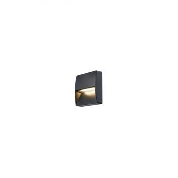 ARDEBO.de SLV DOWNUNDER OUT square Wandaufbauleuchte, LED, anthrazit, 3000K (1002869)