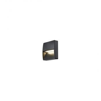 SLV DOWNUNDER OUT square Wandaufbauleuchte, LED, anthrazit, 3000K (1002869)