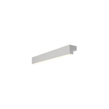 ARDEBO.de SLV L-LINE 60 LED Wandleuchte, IP44, 3000K, 820lm, silber (1001300)