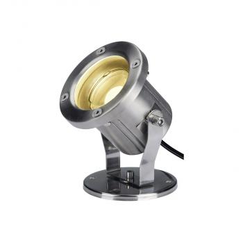 SLV NAUTILUS SPIKE LED Outdoor Erdspießleuchte, Edelstahl 316, IP55, 3000K (1001962)