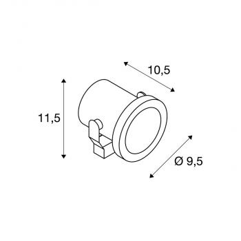 SLV NAUTILUS SPIKE LED Outdoor Erdspießleuchte, Edelstahl 316, IP55, 3000K (1001962)