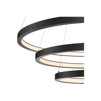 SLV ONE TRIPLE DALI Pendelleuchte, LED, schwarz, 3000/4000K (1002913)