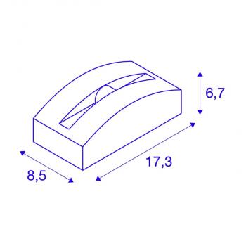 SLV OUT-BEAM FRAME CW Outdoor LED, Wand- und Deckenaufbauleuchte, 3000K, anthrazit (1003518)