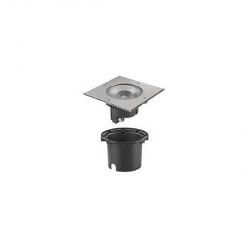 SLV ROCCI 200 Outdoor Bodeneinbauleuchte, LED, 3000K, IP67, eckig, edelstahl 316 (1006105)