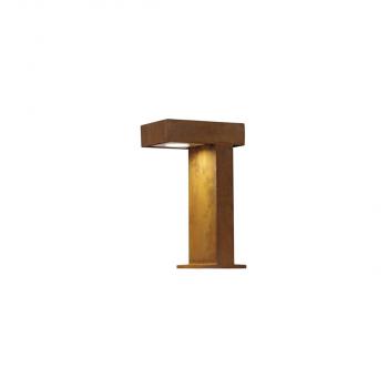 SLV RUSTY PATHLIGHT Outdoor Standleuchte, GX53, IP44, stahl gerostet, max. 9W (230090)