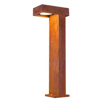 SLV RUSTY PATHLIGHT 70 LED Outdoor Stehleuchte, IP55, 8,8W, 470lm, 3000K, HxBxT 700x250x150mm, rostfarben (1006347)