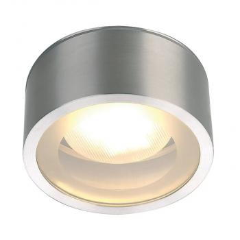 ARDEBO.de SLV ROX CEILING OUT Outdoor Deckenleuchte, TCR-TSE, max.11W, IP44, aluminium gebürstet (1000339)