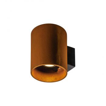 SLV RUSTY UP/DOWN Outdoor LED Wandaufbauleuchte, rund, CCT switch 3000/4000K, rost (1004651)