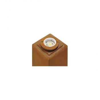 SLV RUSTY SQUARE 70 Outdoor Standleuchte, LED, 3000K, eckig, stahl gerostet (233437)