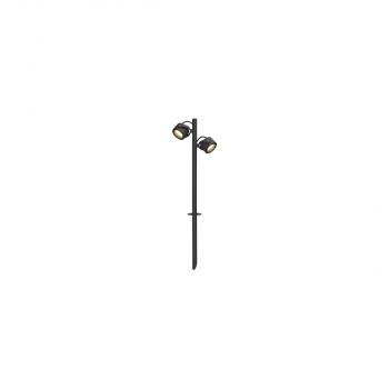 ARDEBO.de SLV SITRA 360 SPIKE Outdoor Spiessleuchte, zweiflammig, TCR-TSE, IP44, anthrazit (231535)