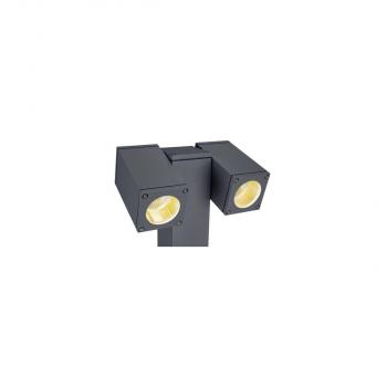 SLV THEO PATHLIGHT Outdoor Stehleuchte, double, QPAR51, anthrazit (1002871)