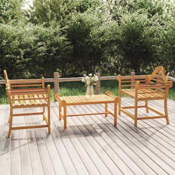 ARDEBO.de - Gartenstühle 2 Stk. 91x62x94 cm Massivholz Teak