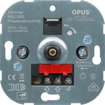 OPUS NV-Halogenlampen-Dimmer 230V 20-500VA, 50Hz, Schraubklemmen