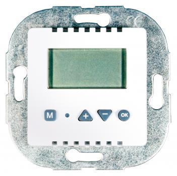 OPUS Uhrenthermostat, alpinweiss z. Überwachung v. Fußbodenheizung