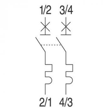 GE / AEG PV-LSS 2-pol., 6A, B-Char. GE 440V, EP102UC, B 6, 2 TE