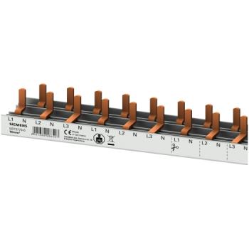 ARDEBO.de - Stiftsa.schiene kompakt, 10mm²  Anschluss 3p/N Kompaktgerät 1r 1m schneidbar