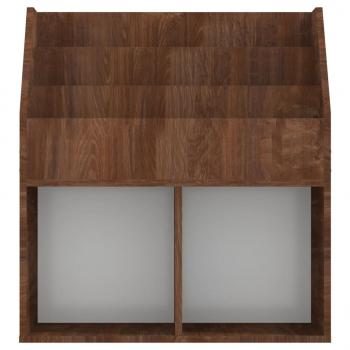 Kinder-Bücherregal Braun Eiche 71x30x78,5 cm Holzwerkstoff