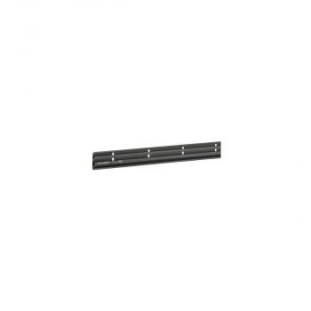 ARDEBO.de Hager SL200551 Sockelleistenkanal-Unterteil 2 Kammern aus PVC zu SL 20x55mm, schwarz