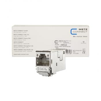 ARDEBO.de Metz Connect E-DAT modul Cat.6A 8(8) Buchse, T568A (130910-Z)