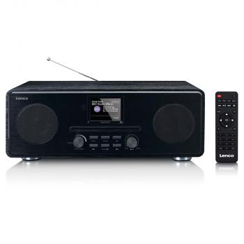 ARDEBO.de - DAB+ FM-Radio mit CD-MP3-Player Bluetooth Schwarz