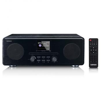 DAB+ FM-Radio mit CD-MP3-Player Bluetooth Schwarz