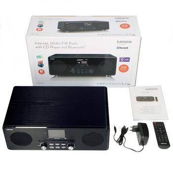 Internet / DAB+ / FM Radio mit CD-Player und Bluetooth® Schwarz