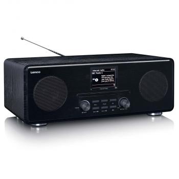 Internet / DAB+ / FM Radio mit CD-Player und Bluetooth® Schwarz