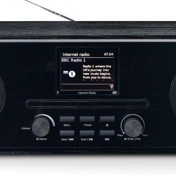 Internet / DAB+ / FM Radio mit CD-Player und Bluetooth® Schwarz