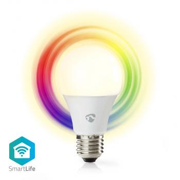 ARDEBO.de - SmartLife Vollfärbige LED-Lampe | Wi-Fi | E27 | 806 lm | 9 W | RGB / Warm bis kühlen weiß | 2700 - 6500 K | Android? / IOS | Birne | 1 Stück