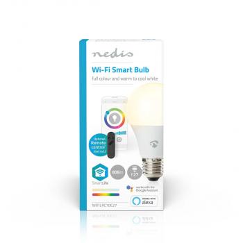 SmartLife Vollfärbige LED-Lampe | Wi-Fi | E27 | 806 lm | 9 W | RGB / Warm bis kühlen weiß | 2700 - 6500 K | Android? / IOS | Birne | 1 Stück (Menge: 2 je Bestelleinheit)