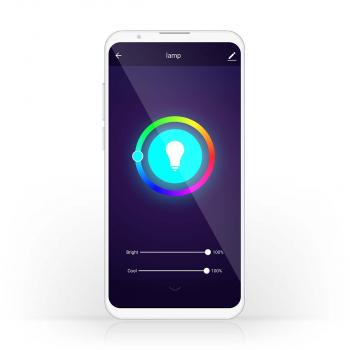 SmartLife Vollfärbige LED-Lampe | Wi-Fi | E14 | 470 lm | 4.9 W | RGB / Warm bis kühlen weiß | 2700 - 6500 K | Android? / IOS | Kerze | 1 Stück (Menge: 2 je Bestelleinheit)