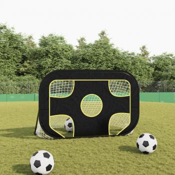 ARDEBO.de - Fußballtor mit Torwand 120x80x80 cm Polyester