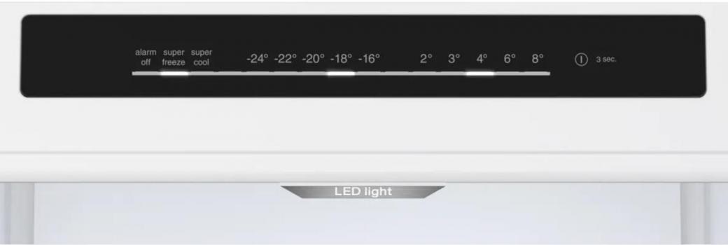 Bosch KGN392IBF Serie 4 Stand Kühl-Gefrierkombination, 60 cm breit, 363 L, Full No Frost, Gebürsteter Stahl AntiFingerprint