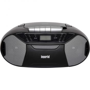 ARDEBO.de - PBB 1 Compacte tragbare Boombox mit CD-Player, Kassettendeck und FM-Radio