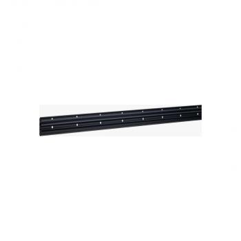 ARDEBO.de Hager Sockelleistenkanal-Unterteil 4Kammern, für LED-Einbau, PVC, 20x80mm, 2m, schwarz (SL200801LED)