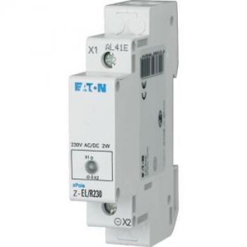 Eaton Electric Z-EL/R230 Einzelleuchte, 230AC/DC, rot