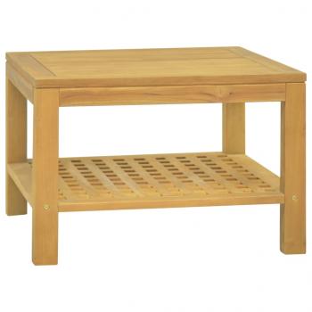 ARDEBO.de - Couchtisch 60x60x40 cm Massivholz Teak