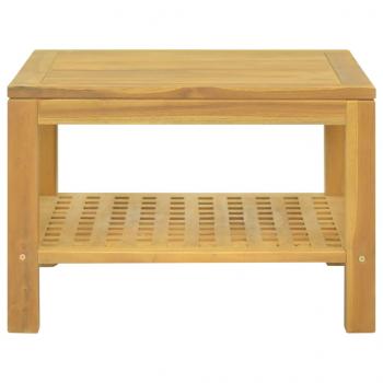 Couchtisch 60x60x40 cm Massivholz Teak